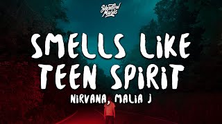 Nirvana  Smells Like Teen Spirit Malia J Cover Black Widow Opening Soundtrack Lyrics [upl. by Herrle]