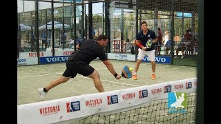 Vamos Pádel Adriá Mercadal y Ricky Martínez contra Juan Ignacio Santos y Cristian Calneggia [upl. by Sirtemed]