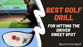 THE BEST GOLF DRILL for hitting the driver sweet spot [upl. by Enrak]