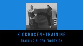 Kickboxen Training  Basics Der Frontkick [upl. by Valene815]