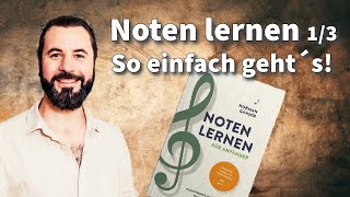 Noten lernen für Anfänger 🎵 Schnell und einfach in 5 Minuten Teil 1 [upl. by Ariait]