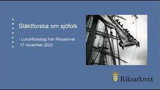 Släktforska om sjöfolk [upl. by Hilten]