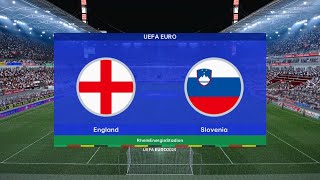 ANGLIA  SŁOWENIA EURO 2024  SYMULACJA skrót [upl. by Paulina879]