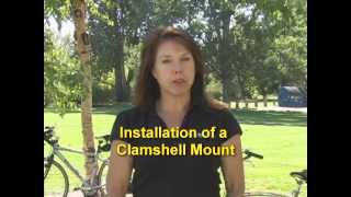 How to install a bicycle seat using a clam shell mount [upl. by Eceertal]