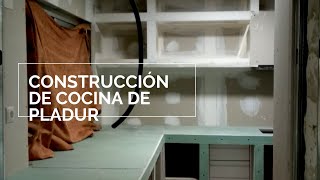 Como hacer MUEBLES DE COCINA en pladur de forma FÁCIL RÁPIDA y BARATA 2021 [upl. by Ylhsa]