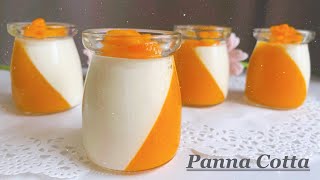 Mango Panna cotta  Easy recipe  Cách làm Panna cotta xoài [upl. by Pironi]