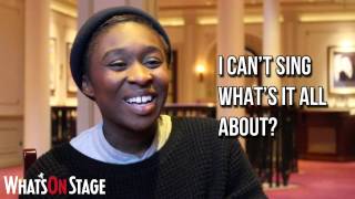 Cynthia Erivo chats about I Cant Sing Simon Cowell and Harry Hill [upl. by Vona]