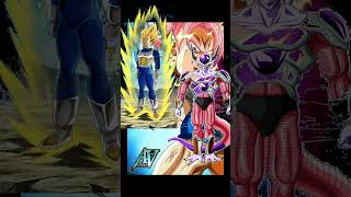 Ultra ego vegeta vs black frieza anime dragonball viral [upl. by Suirada64]