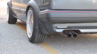 VW Golf Mk2 GTI 8v Sound [upl. by Lula]