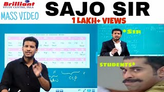 Online Class Troll Video•Sajo Sir Singing Brilliant Pala Online Class Fun [upl. by Seif889]