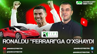 Davron Fayziyev Ronaldu va Messi “Ferrari”ga oʻxshaydi [upl. by Annayehc830]