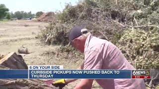 Omaha pushes back curbside pickup for storm debris [upl. by Fia]