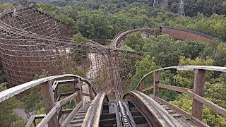 The Beast Wooden Roller Coaster Front Seat HD POV  Kings Island [upl. by Nnayelhsa296]