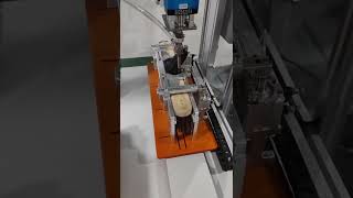 Auto screw fastening machine brushware screwdriver machine broom scraper screwing robot factory [upl. by Aliuqat]