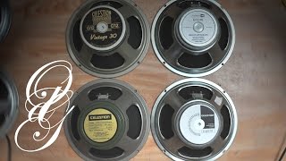 Celestion G12T75G1265V30Greenback  Crunch [upl. by Norrv]