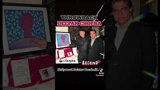 Throwback Deepak Chopra Best Selling Books Author Hollywood Painter Metin Bereketli🖌️ [upl. by Enotna]