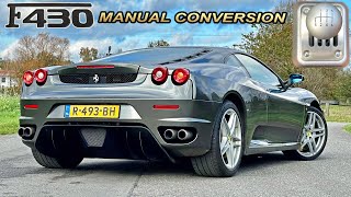 Ferrari F430 MANUAL GEARBOX  REVIEW on AUTOBAHN [upl. by Dwaine405]