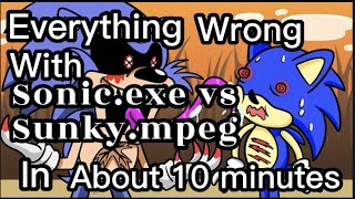 Everything wrong with Gametoons Sonicexe vs Sunkympeg [upl. by Trueman]