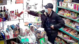 Thief steals cigars after distracting 8yearold cashier in China [upl. by Latisha180]