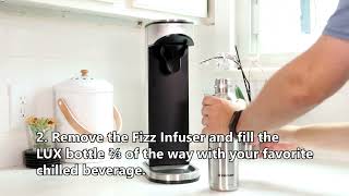 How to use the Drinkmate LUX  Drinkmate Carbonated Water Maker [upl. by Denoting406]