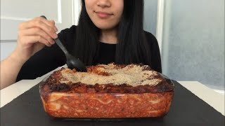 MUKBANG LASAGNA BOLOGNESE  HoMeMaDe [upl. by Thorr]