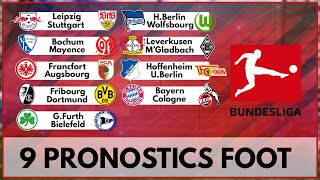 9 Pronostics Foot Bundesliga22082021 [upl. by Arinay]