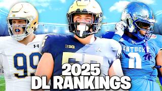 Defensive Linemen Rankings For The 2025 NFL Draft Summer Scouting [upl. by Chow]