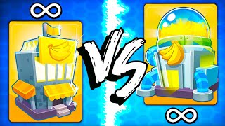 Infinite MonkeyNomics VS Unlimited Banana Central Modded BTD 6 [upl. by Maximilianus110]