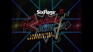 Six Flags Darien Lake Rockin Drive in Laser Light Spectacular [upl. by Yam]