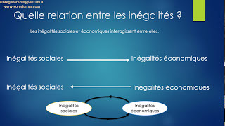 Terminale ES  Les inégalités économiques et sociales [upl. by Sialac]