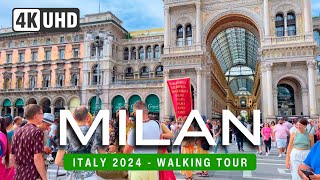 MILAN Walking Tour 4K 🇮🇹 ITALY 2024 👠quotMilan Walk Behind Glamourquot ▶129 min [upl. by Etta]