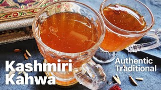 Authentic Kashmiri Kahwa Recipe  Traditional Kashmiri Kahwa Recipe  Kahwa Tea Recipe [upl. by Nnylear33]