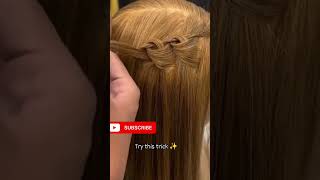 Simple hairstylestylish hair look trickhairstyleDivyaglowguide [upl. by Roots]