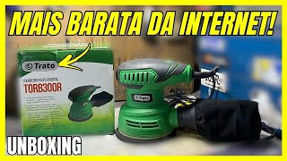 LIXADEIRA ROTO ORBITAL BARATA DEMAIS SERÁ QUE PRESTA unboxing e teste [upl. by Eniaral]