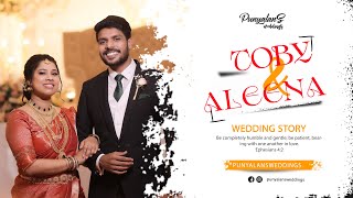 KERALA CHRISTIAN WEDDING 2023  TOBY amp ALEENA WEDDING FULL VIDEO  PUNYALANS WEDDINGS  INDIA [upl. by Anuska163]