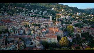 Flying over Grasse France [upl. by Eltsirhc]