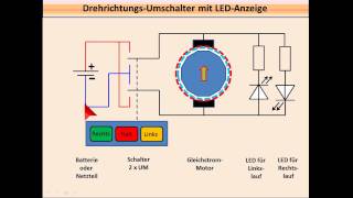 BAUANLEITUNGEN 02 MotorDrehrichtungsUmschaltung [upl. by Rimidalv]