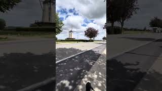 A windy day in Flanders with Triban RC120 cycling [upl. by Nicol]