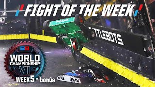 Battlebots Fight of the Week BONUS Ribbot vs Claw Viper  from World Championship VII [upl. by Leidba962]