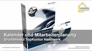 Kalender und Mitarbeiterplanung  TopKontor Handwerk [upl. by Aryt]