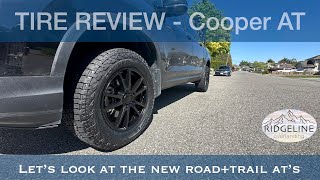 Tire Overview and First Impressions Cooper Road  Trail AT on 2021 Honda Ridgeline [upl. by Liamsi]