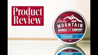 Best Selling Pomade on Amazon l Gel Type Pomades I Rocky Mountain Barber Honest Review [upl. by Aynnat]