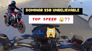 Dominar 250 E20 Top Speed  2023 Bajaj Dominar 250 E20 Top speed all Gear  Dyno Testing Dominar 250 [upl. by Irama]