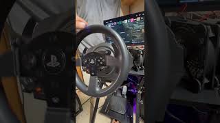 Thrustmaster calibration test button and shift clicks Over heat prevention rs300 gt7 simulator [upl. by Ambrose]