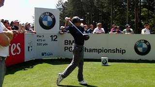 Matthew Fitzpatrick golf swing Driver faceon BMW PGA Wentworth May 2017 [upl. by Viviane]