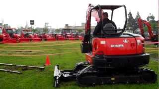 Kubota KX057 Excavator Challenge [upl. by Joletta244]