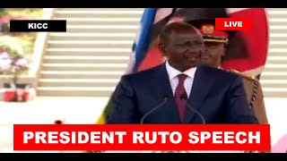 PRESIDENT RUTO SPEECH TODAY DURING SWEARING IN CEREMONY FOR THE DEPUTY PRESIDENT KITHURE KINDIKI [upl. by Adala]