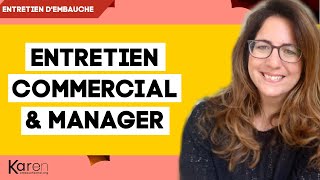 Entretien commercial et responsable commercial questions à préparer [upl. by Ketchan]