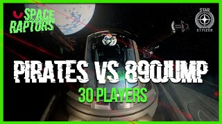 Pirates VS 890Jump  30 players  🦖🐊☠️🏴‍☠️SPACE RAPTORS [upl. by Fanestil]