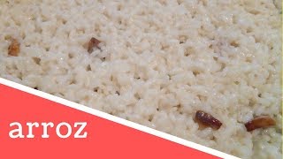 ARROZ BLANCO CON AJO  Recetas de cocina fáciles y económicas [upl. by Mowbray824]